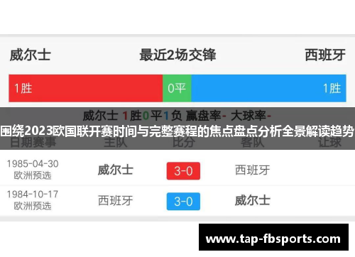 围绕2023欧国联开赛时间与完整赛程的焦点盘点分析全景解读趋势 围绕2023欧国联开赛时间与完整赛程的焦点盘点分析全景解读趋势